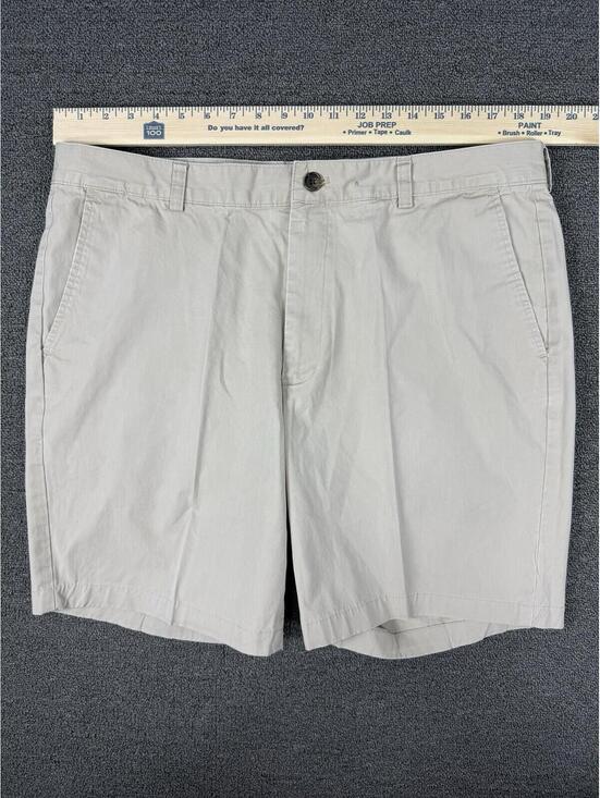 Brooks Brothers Other - Brooks Brothers "346" Men's 38  Khaki Shorts 100% Cotton Flat Front Preppy